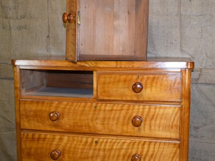 Satin Birch Chest of Drawers