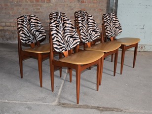 6 EON Teak Dining Chairs