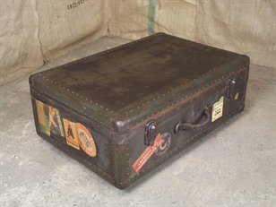 Vintage Steamer Trunk - Coffee Table