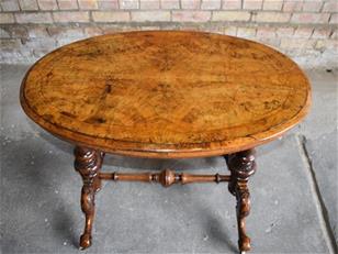 Burr Walnut Occasional Table 