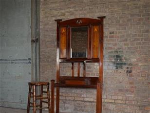 Arts & Crafts Walnut Hallstand