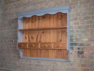 Painted Pine Wall Shelving