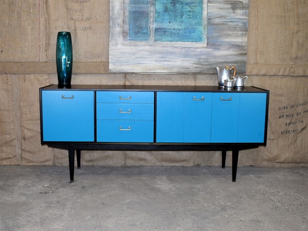 Retro Ebonised Sideboard